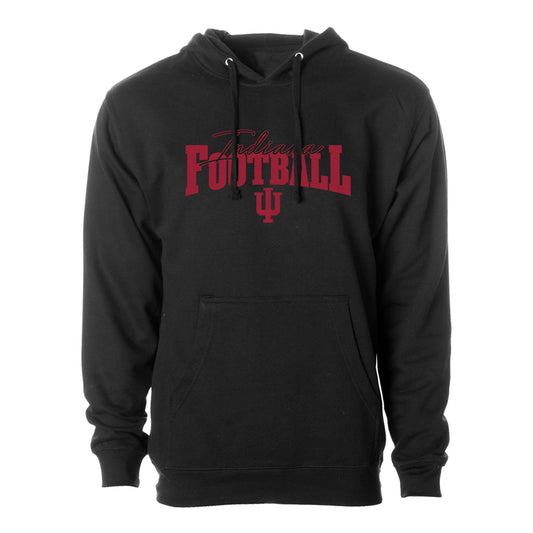 Indiana Hoosiers Football Student Athlete #80 Charlie Becker Shadow Hoodie