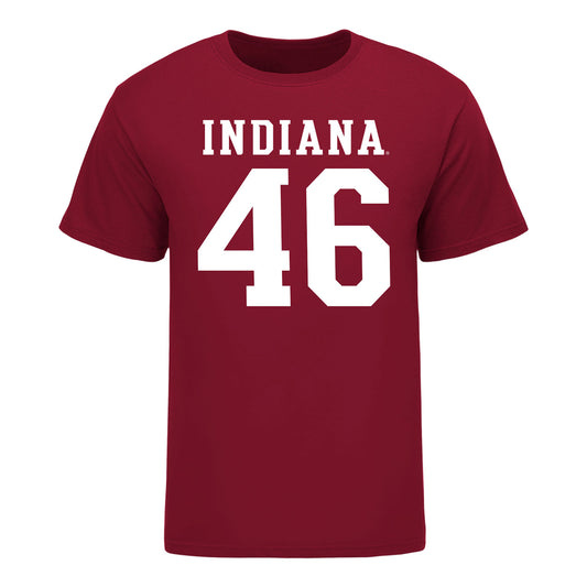 Indiana Hoosiers #46 Isaiah Jones Student Athlete Football T-Shirt