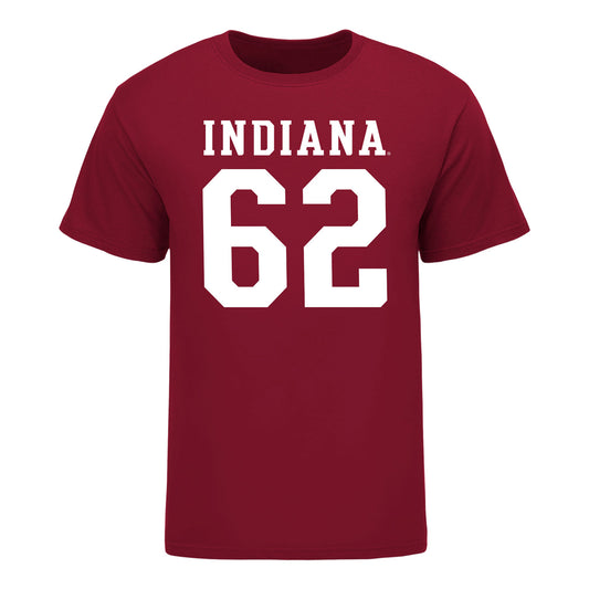 Indiana Hoosiers #62 Drew Evans Student Athlete Football T-Shirt