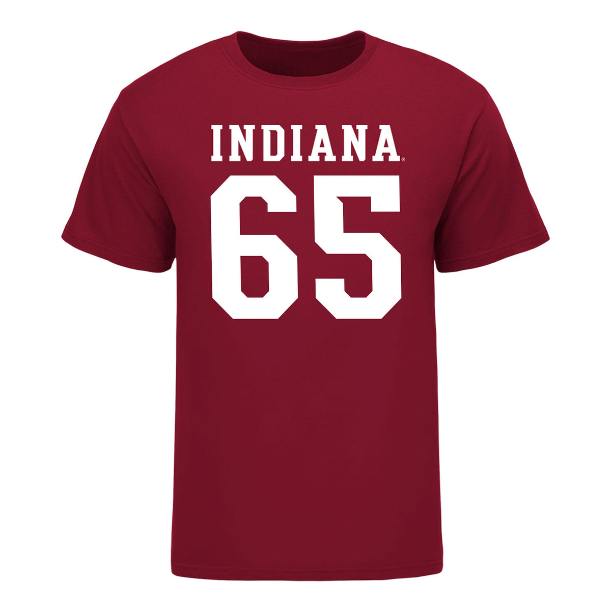 Indiana Hoosiers #65 Carter Smith Student Athlete Football T-Shirt