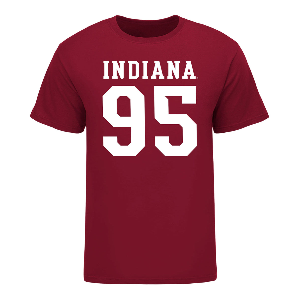 Indiana Hoosiers #95 Tyrique Tucker Student Athlete Football T-Shirt