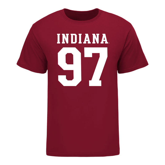 Indiana Hoosiers #97 Mario Landino Student Athlete Football T-Shirt