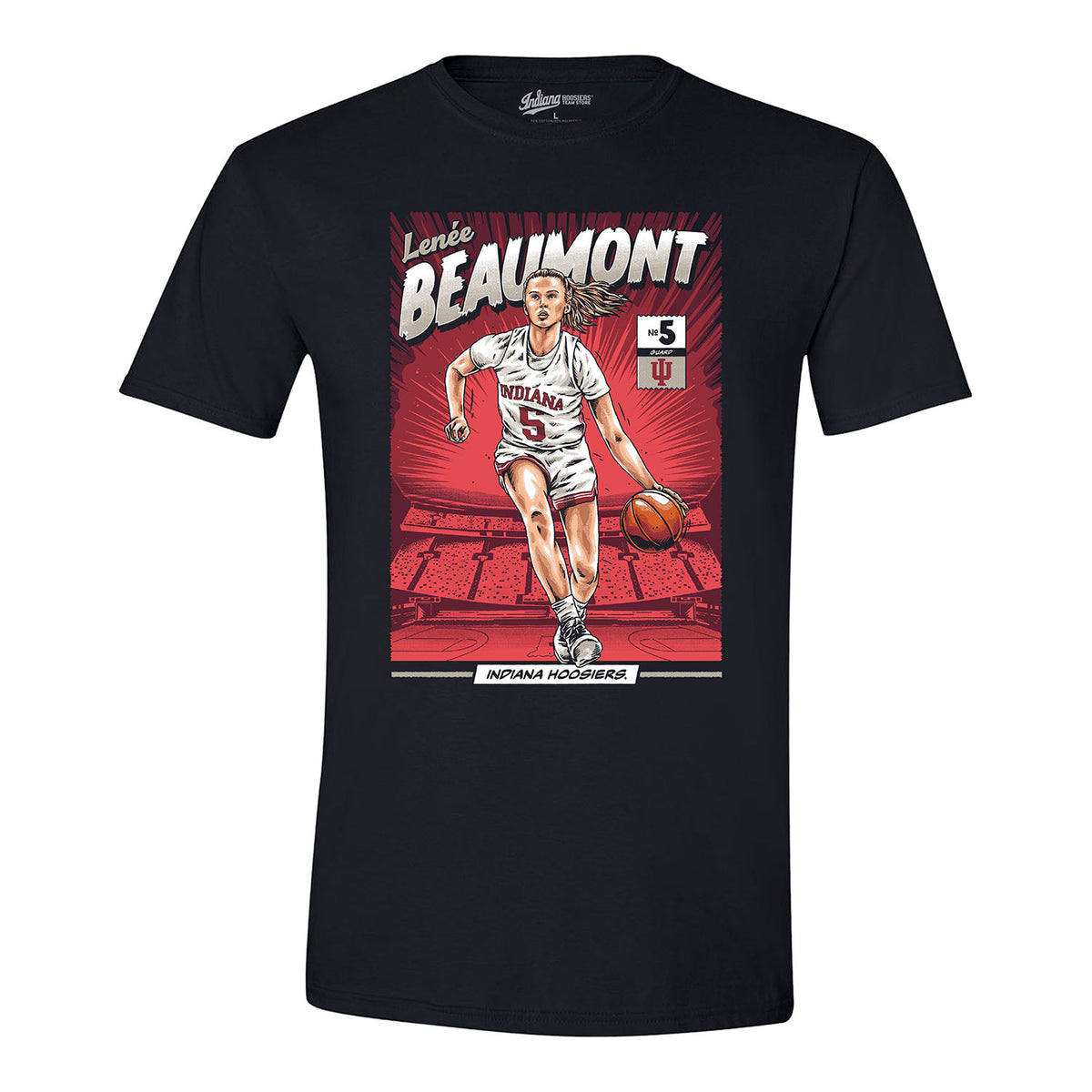 Indiana Hoosiers #5 Lenée Beaumont Comic T-Shirt