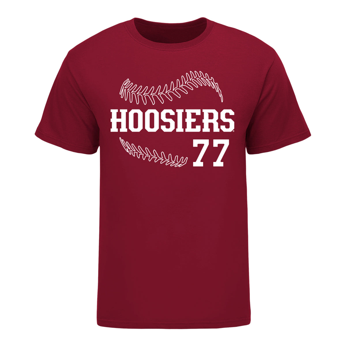 Indiana Hoosiers Softball #77 Ella Troutt Student Athlete T-Shirt