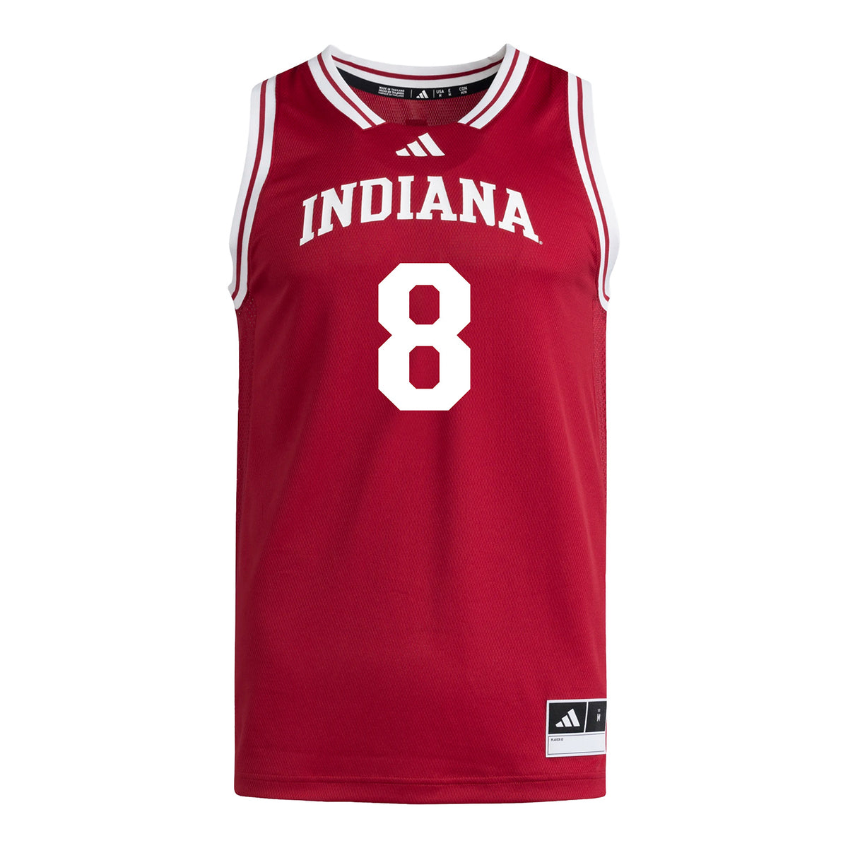 Indiana Hoosiers Adidas #8 Ashyn Anderson Student Athlete Crimson Basketball Jersey