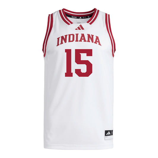 Indiana Hoosiers Adidas #15 Alisa Williams Student Athlete White Basketball Jersey