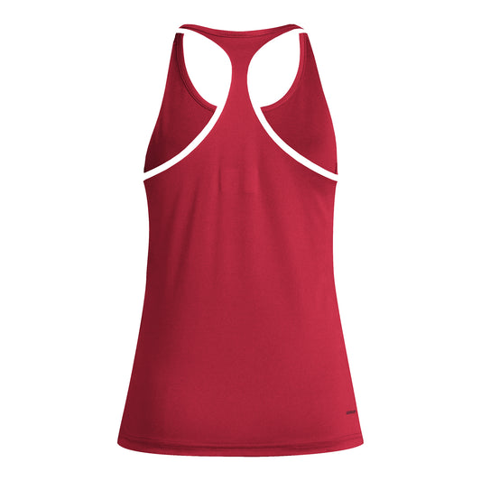 Indianas Hoosiers Adidas Ladies Red Tank Top - Back View