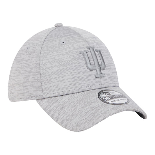Indiana Hoosiers Tech Grey Flex Hat - Front Right View