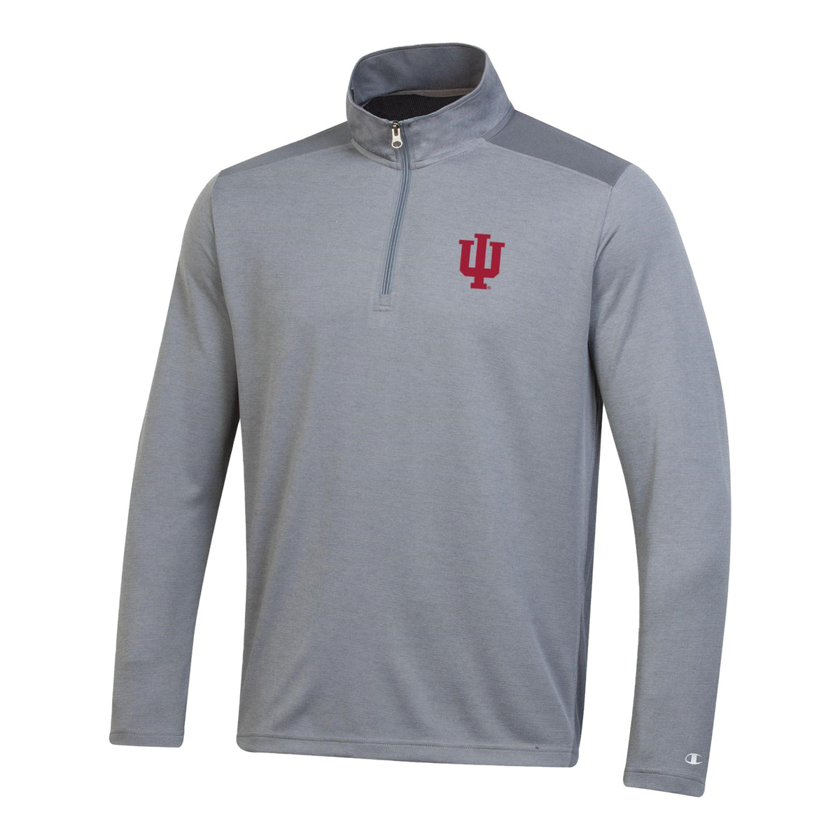 Indiana Hoosiers 2-Tone 1/4 Zip Jacket - Front View