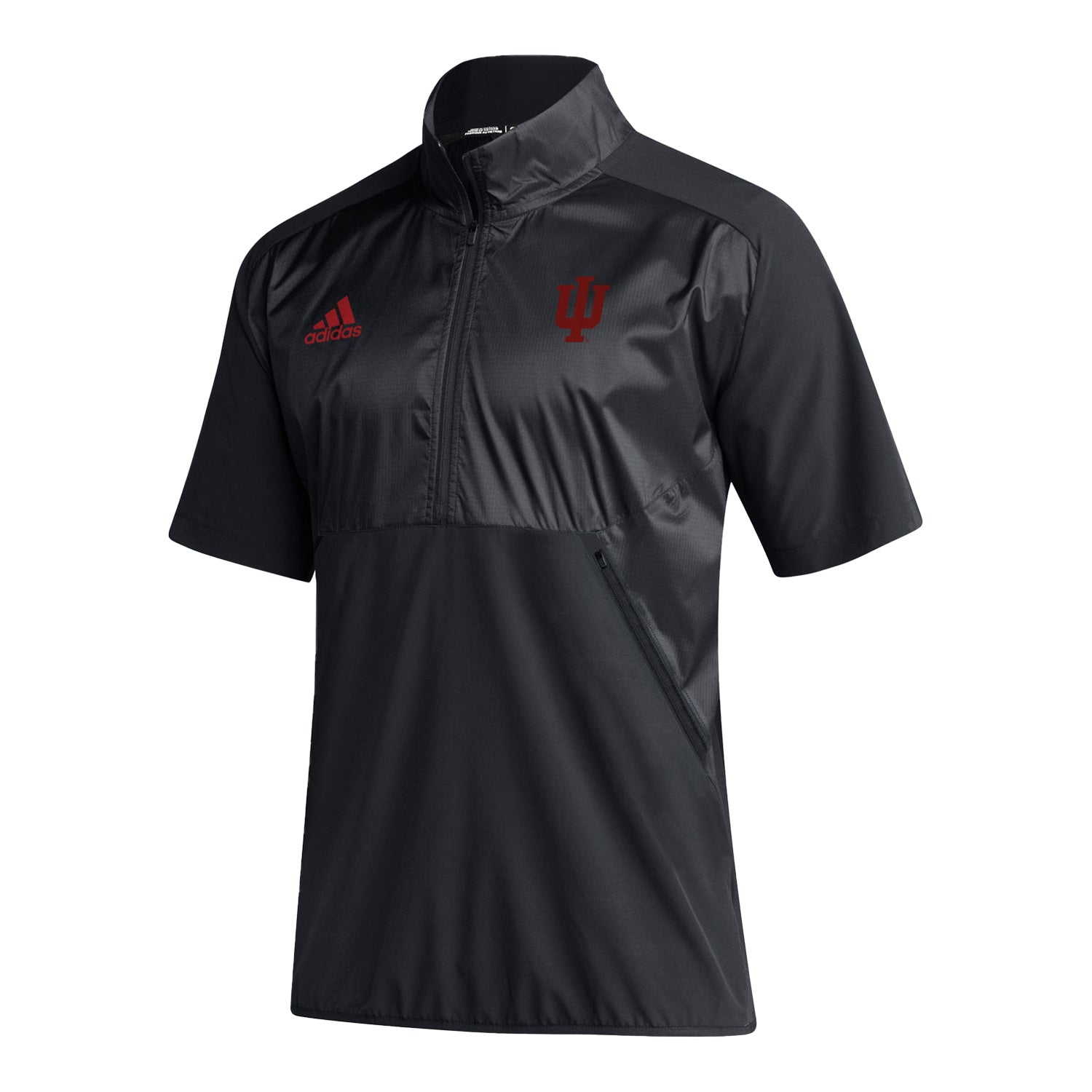 Louisville Cardinals adidas Squad Bomber Full-Zip Jacket - Black/White