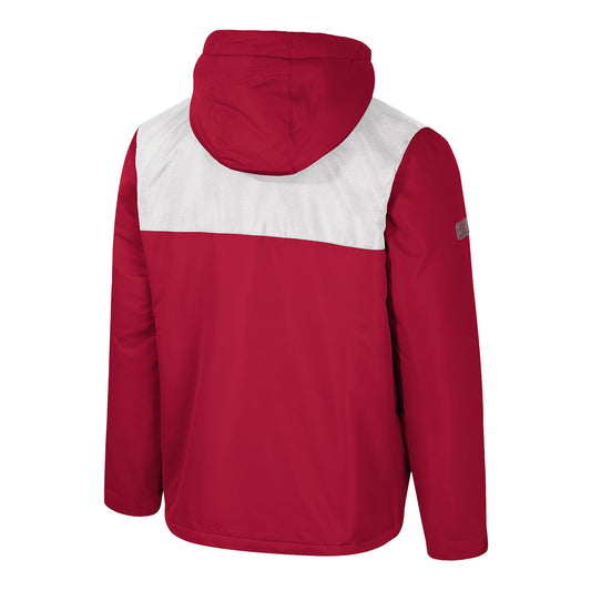 Indiana Hoosiers The One Full Zip Crimson Jacket - Back View
