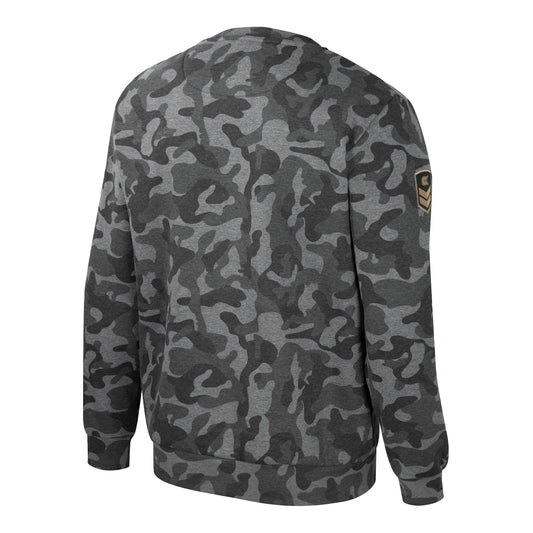 Indiana Hoosiers OHT Coyote Camo Sweatshirt - Back View