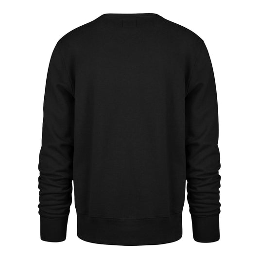 Indiana Hoosiers Bison Black Crewneck Sweatshirt - Back View