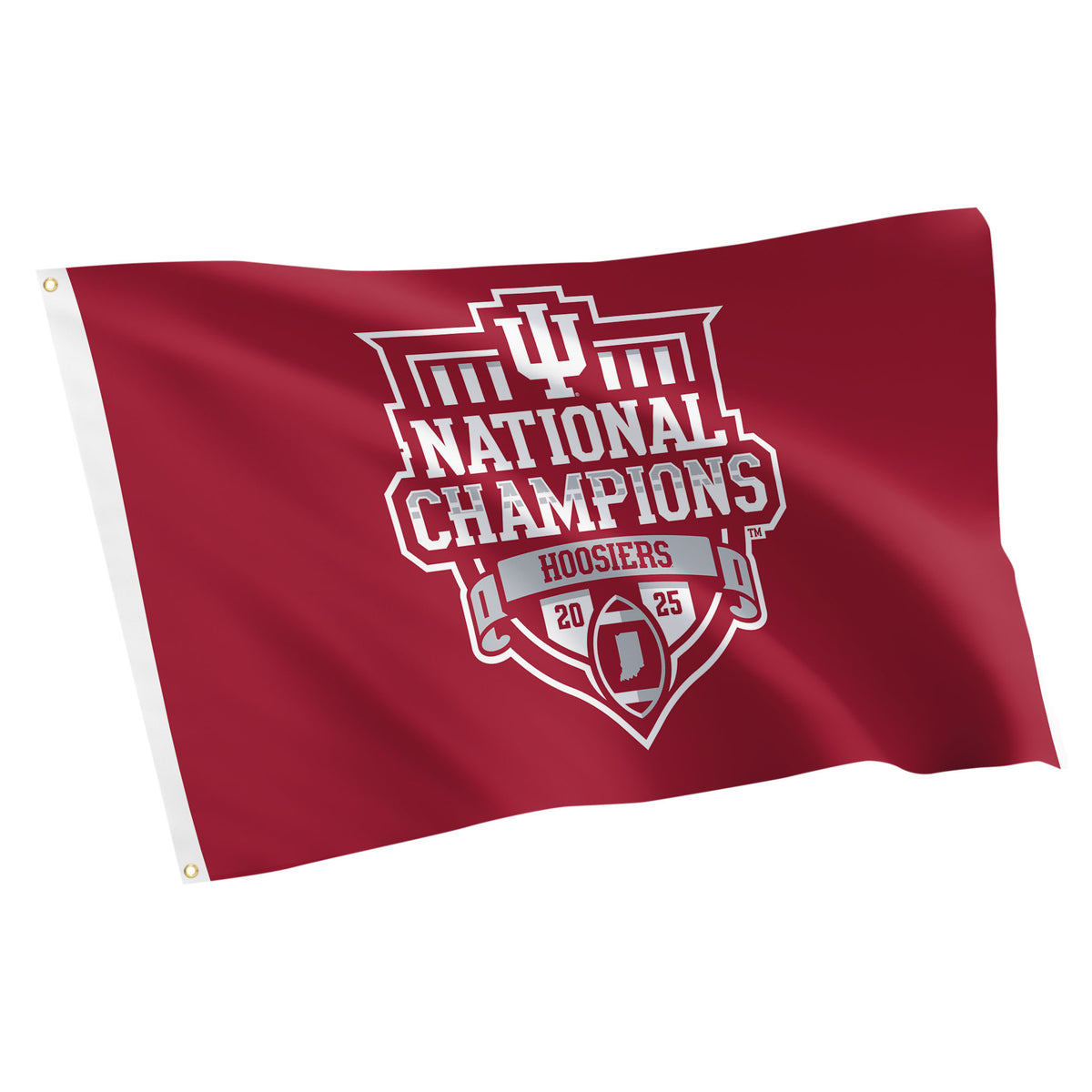 Indiana Hoosiers Desert Cactus 2025 College Football Playoff Champs Flag