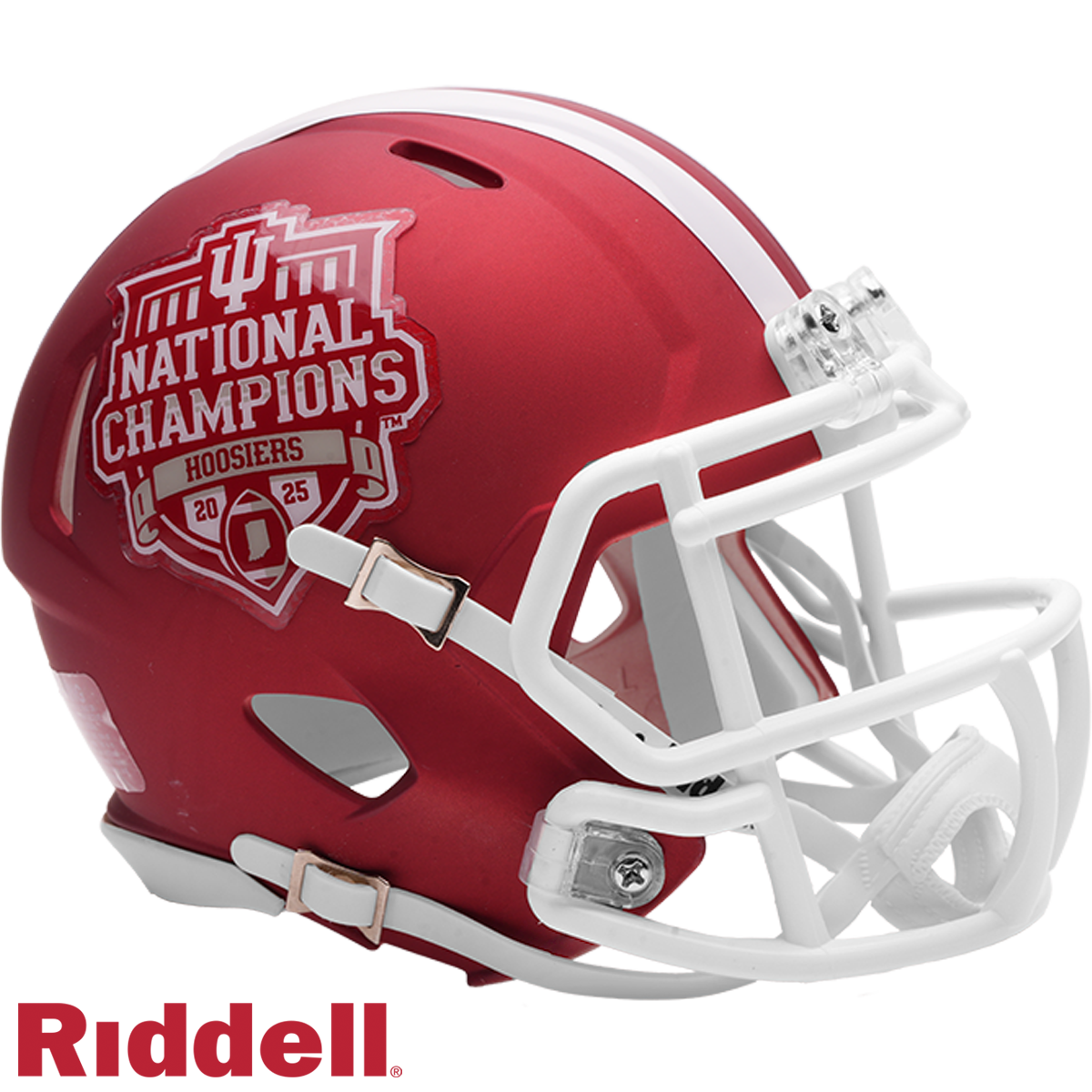 all riddell football helmets Indiana Hoosiers Riddell 2025 College Football Playoff Champs Mini Hel