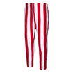 Indiana Hoosiers Adidas Candy Stripe Pants in Crimson and White - Front View