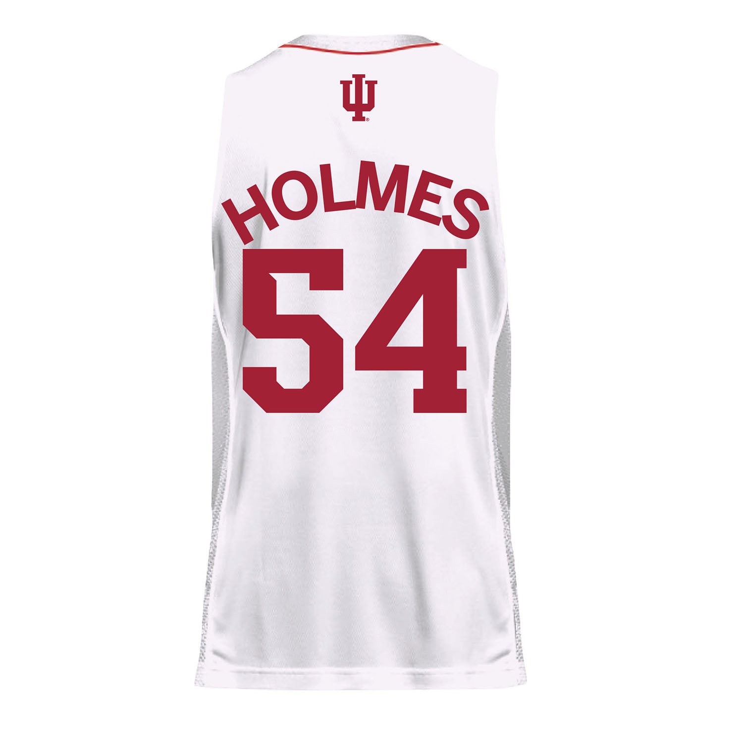 Indiana Hoosiers Adidas White Men's Basketball Student Athlete Jersey #1 Lexus Bargesser / Small