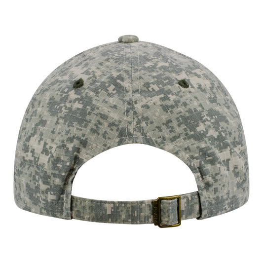 Indiana Hoosiers OHT Bramble Camouflage Adjustable Hat - Back View