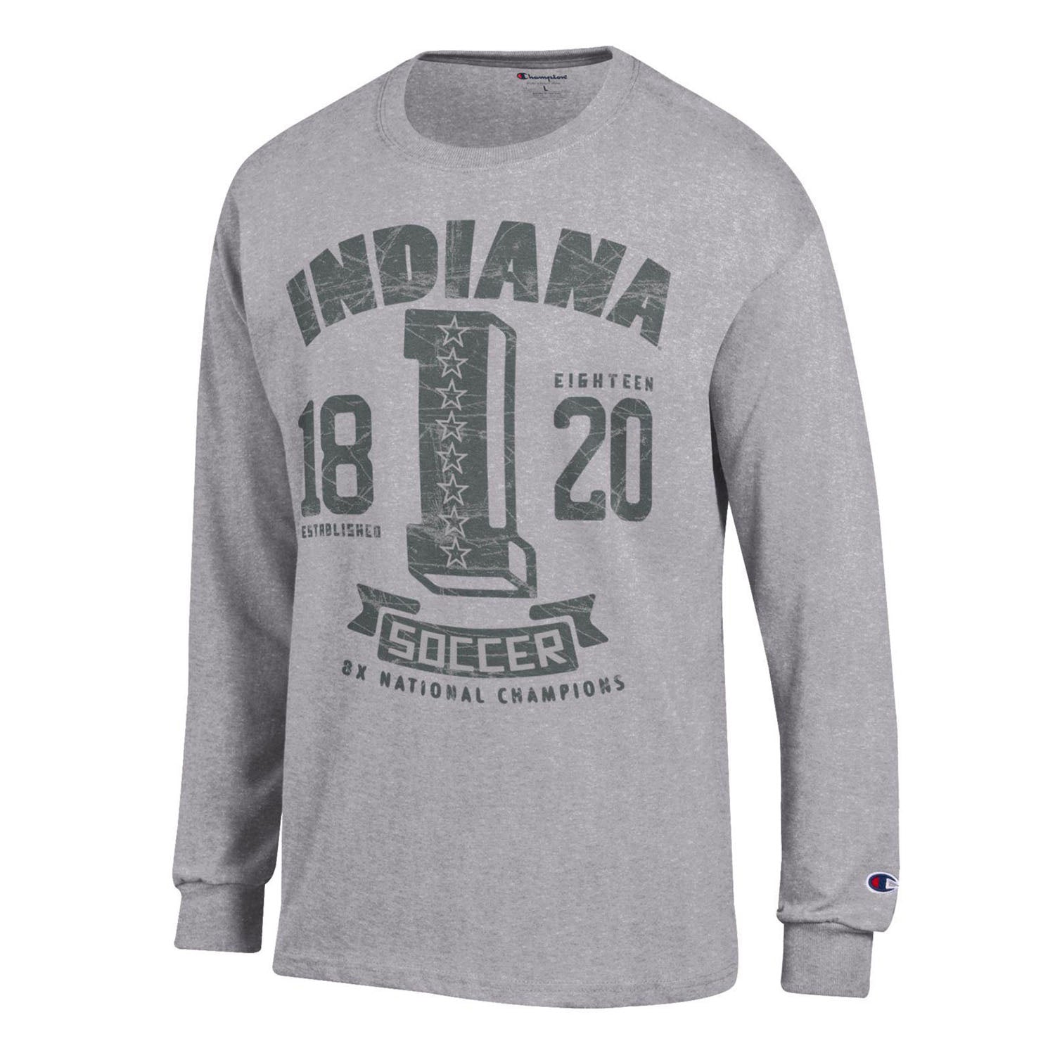 Mississippi Braves Champion Jersey Long Sleeve T-Shirt - Gray