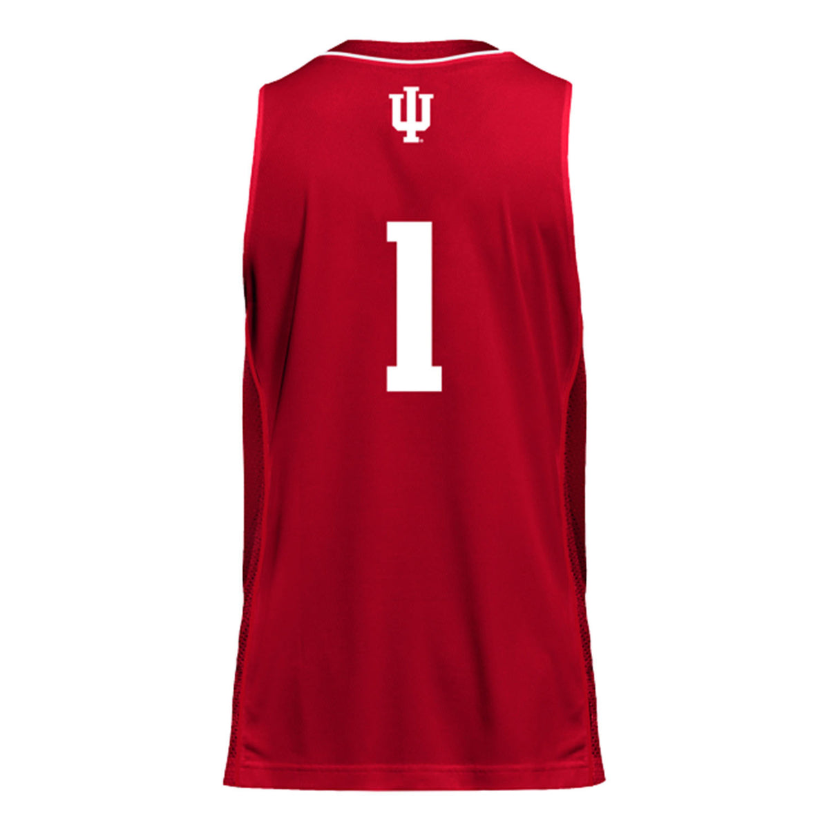 Indiana Hoosiers Adidas Swingman Crimson Basketball Jersey - Back View