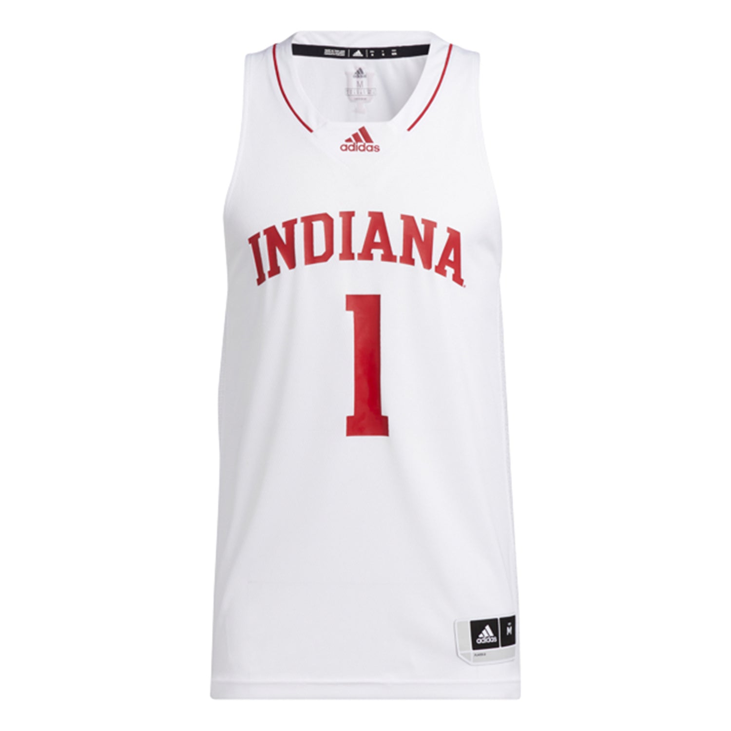 ADIDAS White Men's Basketball Replica #4 Indiana Jersey
