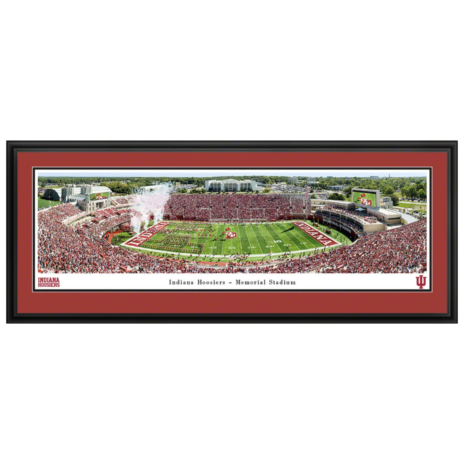 Blakeway Panoramas White Out Game Framed Panoramic Picture