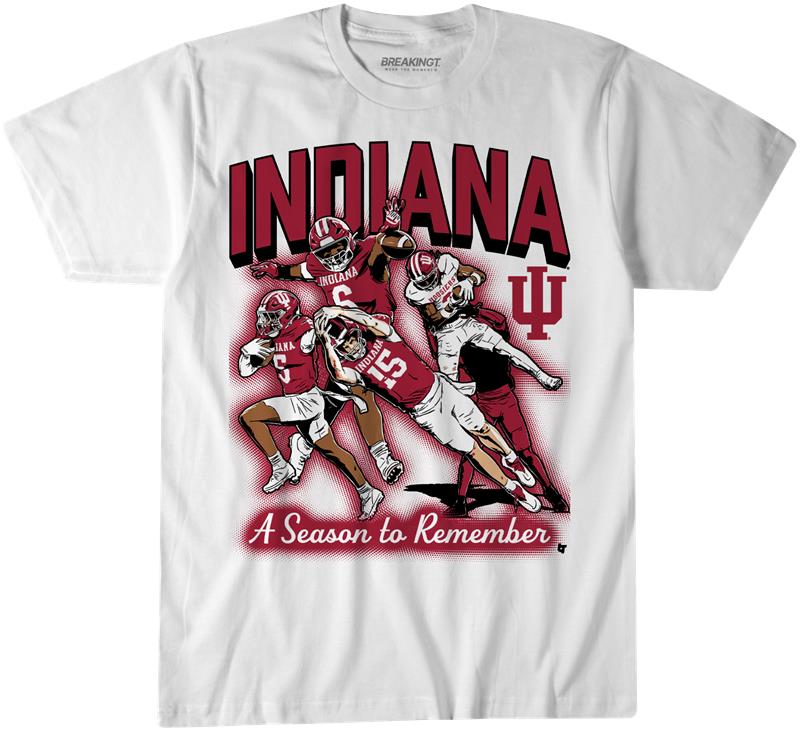 Indiana Hoosiers Football Breaking T A Season to Remember T-Shirt