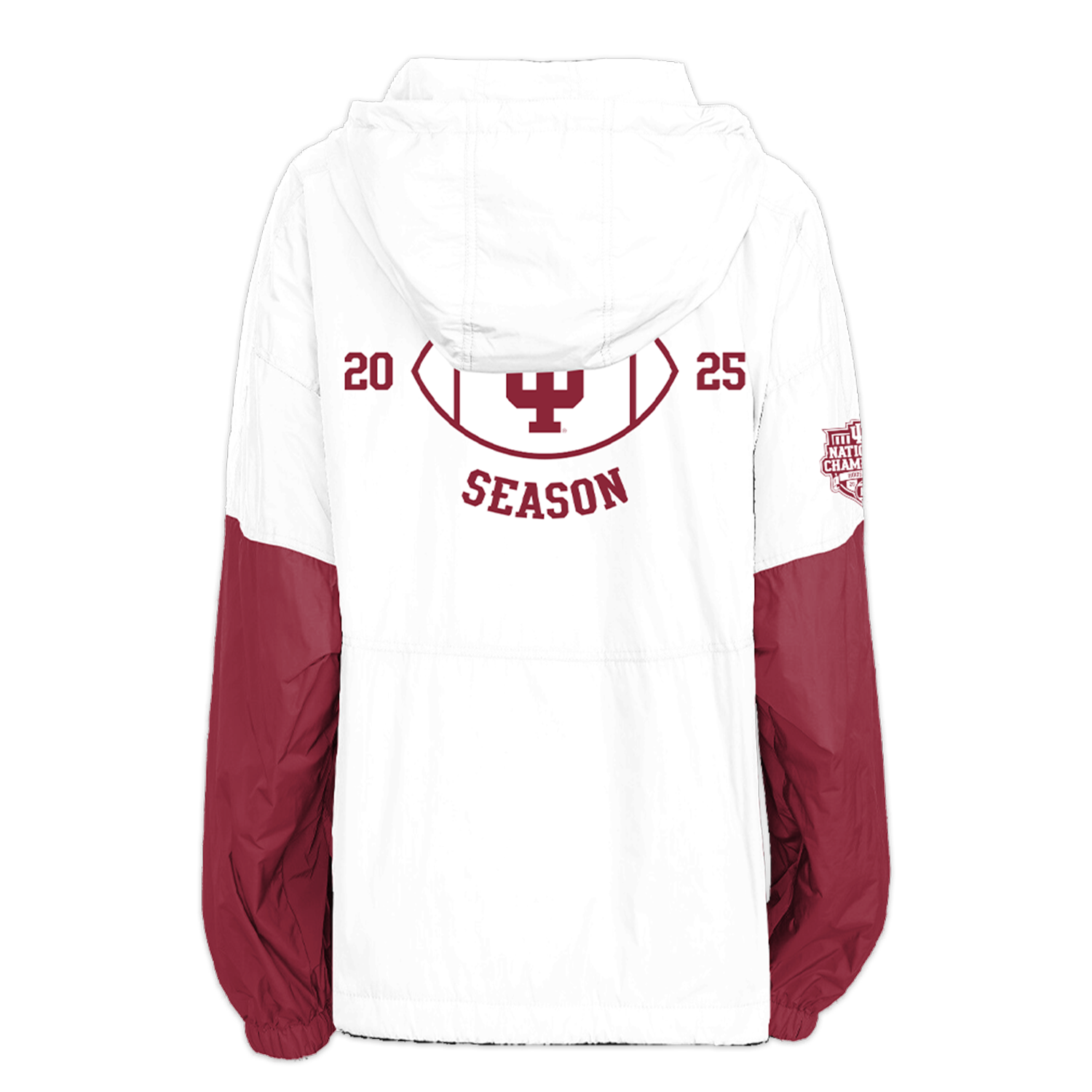 Indiana Hoosiers 2025 National Champions Retro 1/4 Zip Pullover