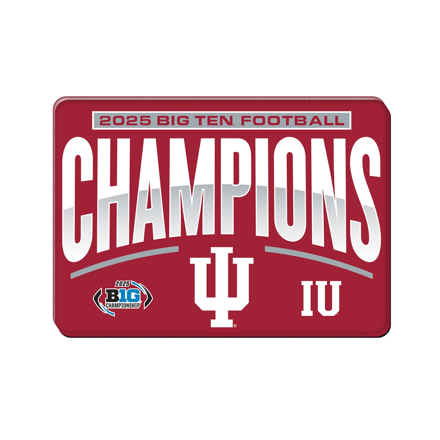 Indiana Hoosiers Big 10 Champions Magnet