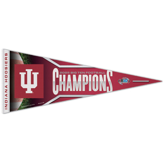 Indiana Hoosiers Big 10 Champions Pennant