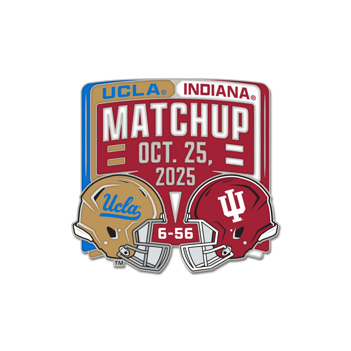 Indiana Hoosiers 2025 Undefeated Football Season Hat Pin Box Set