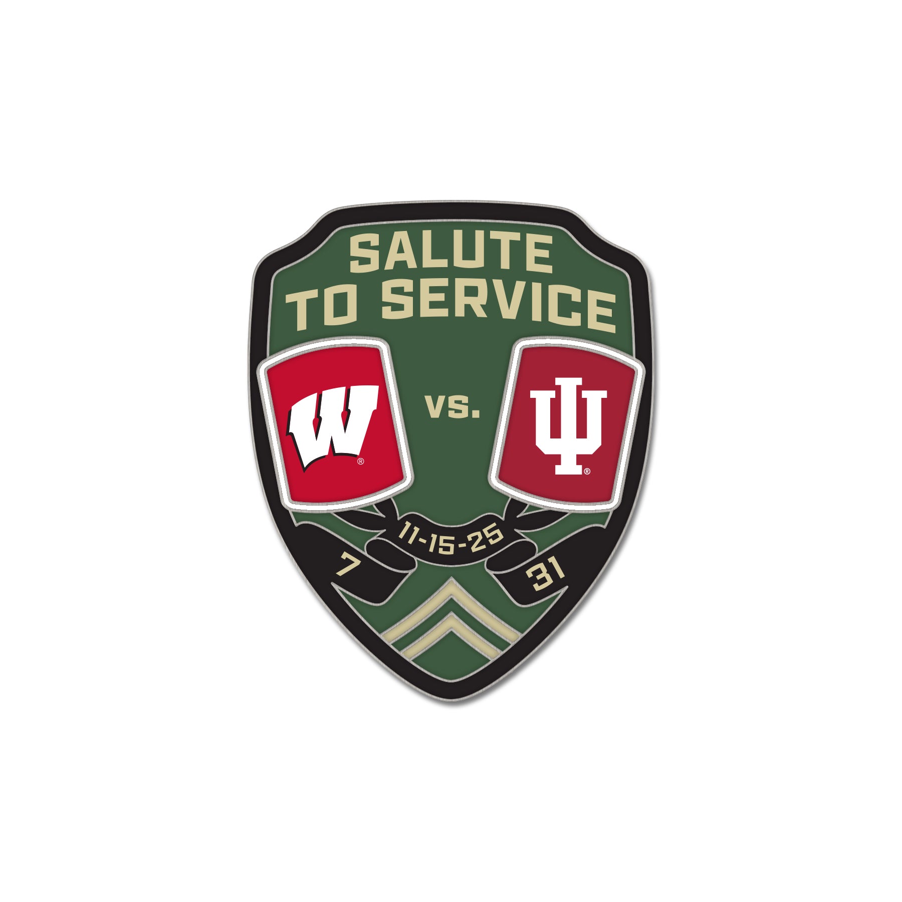 Indiana Hoosiers 2025 Undefeated Football Season Hat Pin Box Set