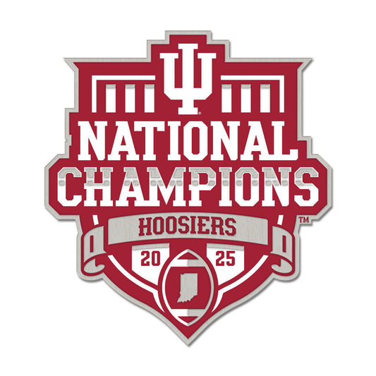 Indiana Hoosiers 2025 Undefeated Football Season Hat Pin Box Set