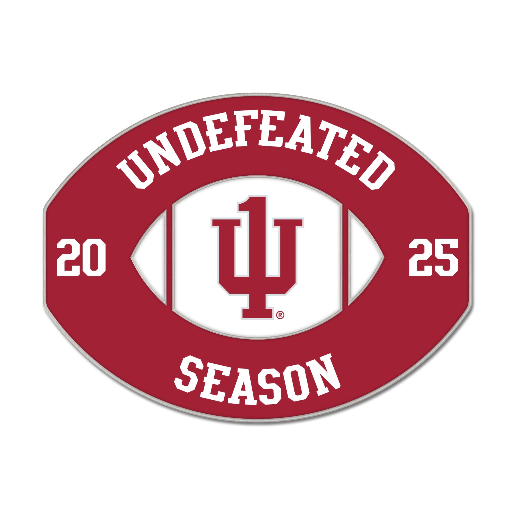 Indiana Hoosiers 2025 Undefeated Football Season Hat Pin Box Set