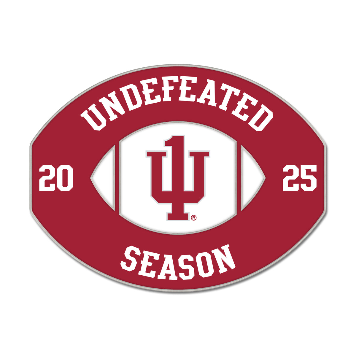 Indiana Hoosiers 2025 Undefeated Football Season Hat Pin Box Set