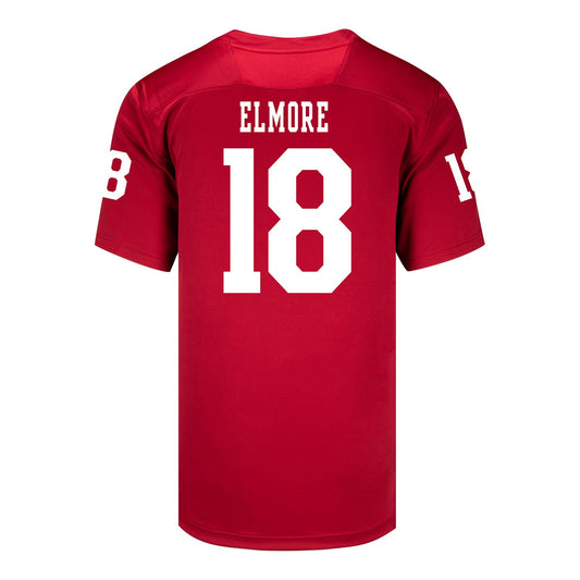 Indiana Hoosiers Adidas Football Student Athlete #18 Parker Elmore Premier Football Jersey