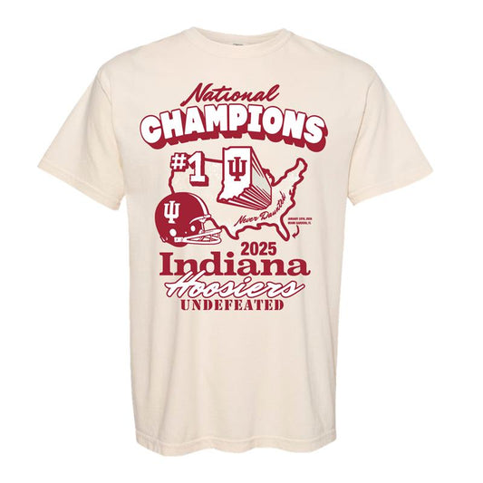Indiana Hoosiers 2025 National Champions #1 Team T-Shirt