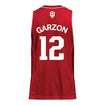 Indiana Hoosiers Adidas Crimson Women's Basketball Student Athlete Jersey #12 Yarden Garzon - Back View