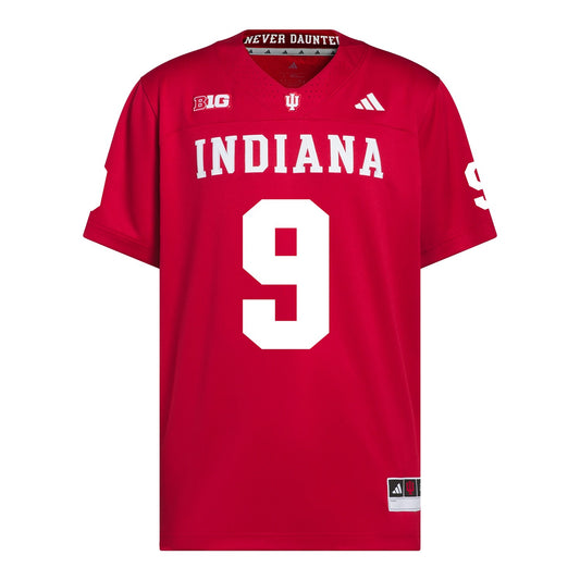 Indiana Hoosiers Adidas Football Student Athlete #9 Lavar Keys Premier Football Jersey