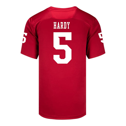 Indiana Hoosiers Adidas Football Student Athlete #5 Rolijah Hardy Premier Football Jersey