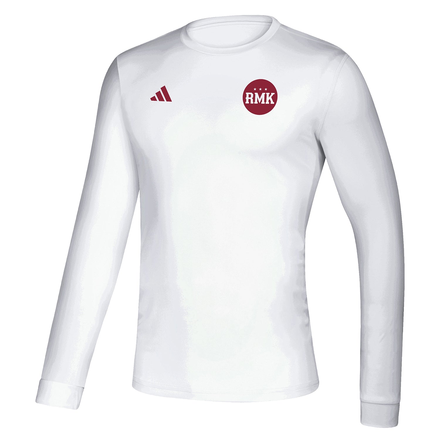 Bob Knight Shooting Long Sleeve White T-Shirt - Front View