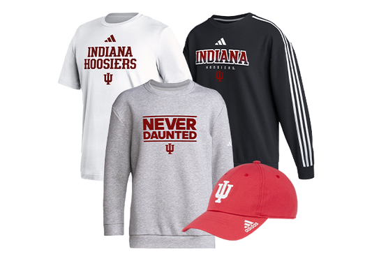 Ladies Indiana Hoosiers Ribbed Crimson Sports Bra - Official Indiana  University Athletics Store