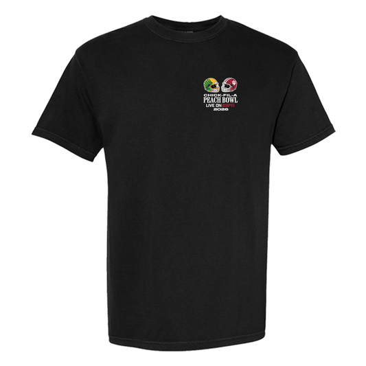 Indiana Hoosiers Peach Bowl Stadium Match Up T-Shirt