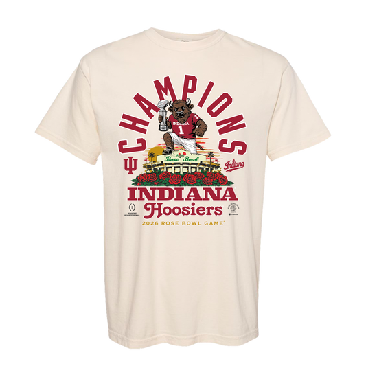 Indiana Hoosiers Bison Rose Bowl Champions T-Shirt
