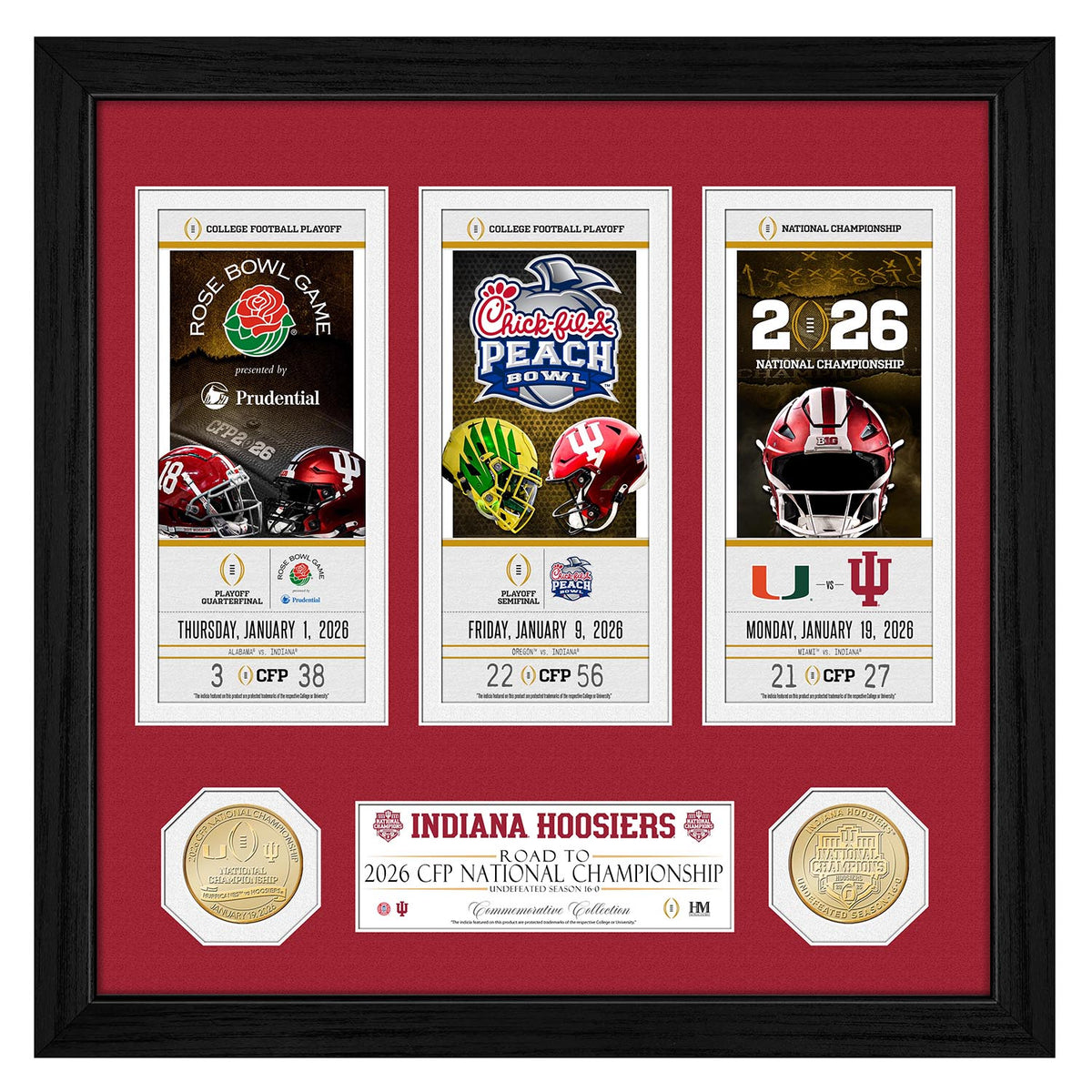 2025-26 CFP National Champions Road to the Championship Bronze Coin Photo Mint