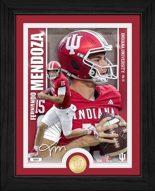 Fernando Mendoza Indiana Hoosiers Bronze Coin Photo Mint