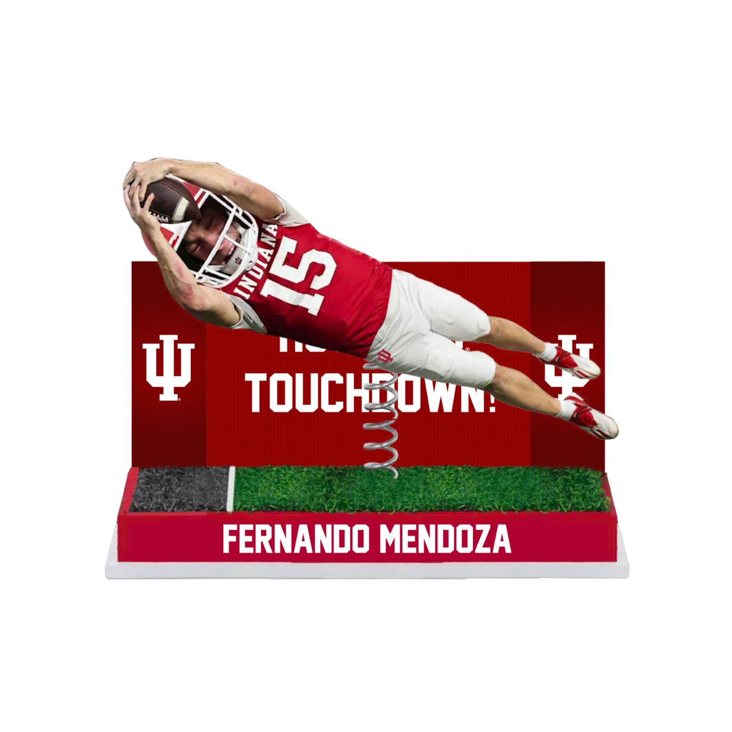 Indiana Hoosiers Fernando Mendoza Diving Touchdown Bobblehead