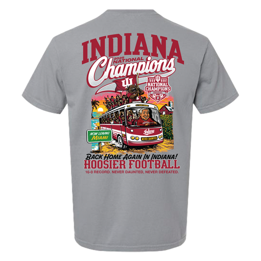 Indiana Hoosiers Back Home Again National Champ T-Shirt