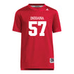Indiana Hoosiers Adidas #57 Julian Kameristy Crimson Student Athlete Football Jersey - Front View