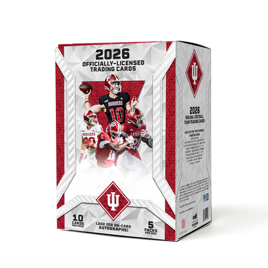 ONIT Indiana Hoosiers Football 2026 NIL Trading Card Value Box
